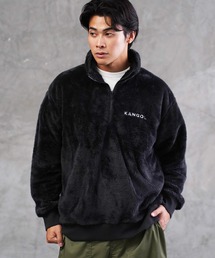 KANGOL カンゴール ブランド別注 コラボ ハーフZIP ボアトレーナー