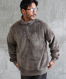 KANGOL カンゴール ブランド別注 コラボ ハーフZIP ボアトレーナー