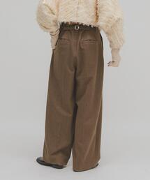 KBF | ウールライクブラッジュドパンツ(その他パンツ)