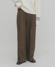 KBF | ウールライクブラッジュドパンツ(その他パンツ)