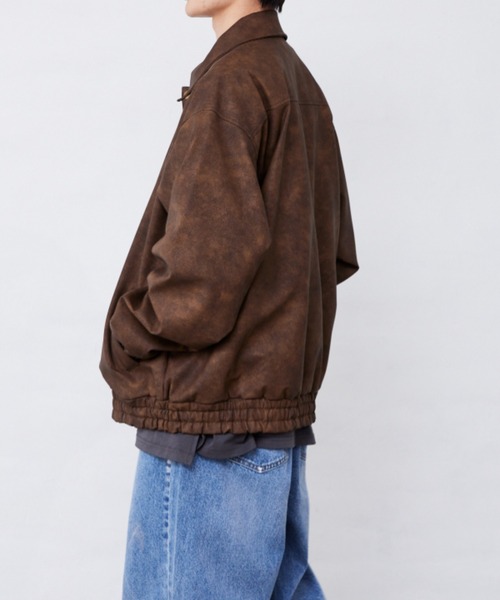 Fluffy BROTHERS（フラッフィーブラザーズ）の「レザージャケット（大人サイズ）（その他アウター・メンズ・ブラウン・M/L/XL）」の21枚目の写真