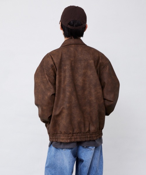 Fluffy BROTHERS（フラッフィーブラザーズ）の「レザージャケット（大人サイズ）（その他アウター・メンズ・ブラウン・M/L/XL）」の22枚目の写真