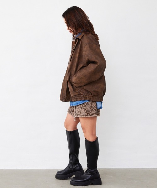 Fluffy BROTHERS（フラッフィーブラザーズ）の「レザージャケット（大人サイズ）（その他アウター・メンズ・ブラウン・M/L/XL）」の15枚目の写真