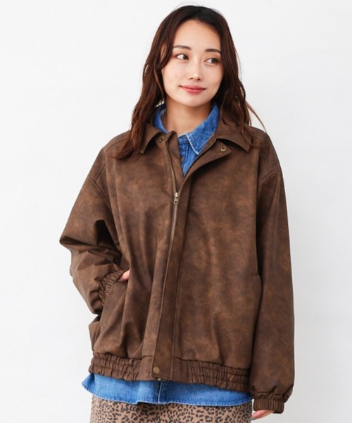 Fluffy BROTHERS（フラッフィーブラザーズ）の「レザージャケット（大人サイズ）（その他アウター・メンズ・ブラウン・M/L/XL）」の12枚目の写真