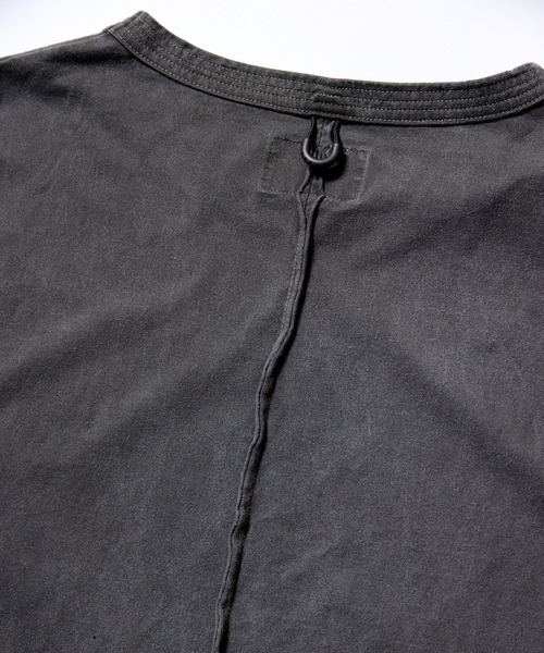 VIRGOwearworks（ヴァルゴウェアワークス）の「PIGMENT WASH OVERSIZE TEE（Tシャツ/カットソー・メンズ・ネイビー/オレンジ/ブラック・2/3/4）」の13枚目の写真