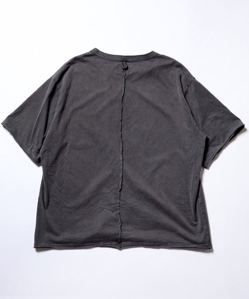 VIRGOwearworks（ヴァルゴウェアワークス）の「PIGMENT WASH OVERSIZE TEE（Tシャツ/カットソー・メンズ・ネイビー/オレンジ/ブラック・2/3/4）」の5枚目の写真