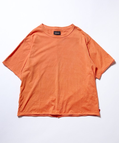 VIRGOwearworks（ヴァルゴウェアワークス）の「PIGMENT WASH OVERSIZE TEE（Tシャツ/カットソー・メンズ・ネイビー/オレンジ/ブラック・2/3/4）」の7枚目の写真