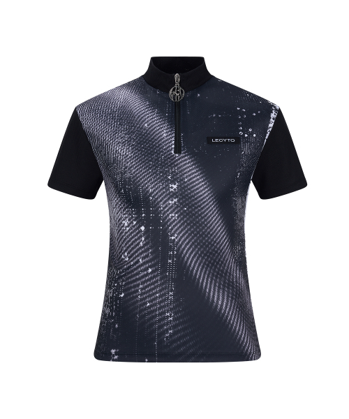 セール】Vapor Half Zip-Up T-Shirt_[Black]（Tシャツ/カットソー