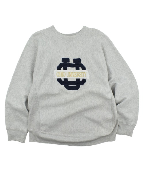 LABORATORY R(ラボラトリーアール)の「【USED】90’s Crable Sportswear “OHIO UNIVERSITY” リバースタイプ スウェット USA製(スウェット・メンズ・グレー・LARGE)」の1枚目の写真