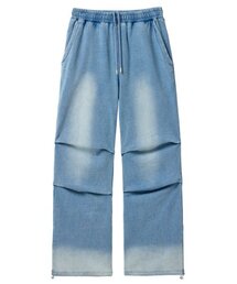 ALYSS（アリス）の「Reverse Washed Parachute Denim Sweatpants [Light Blue]（スウェットパンツ）」