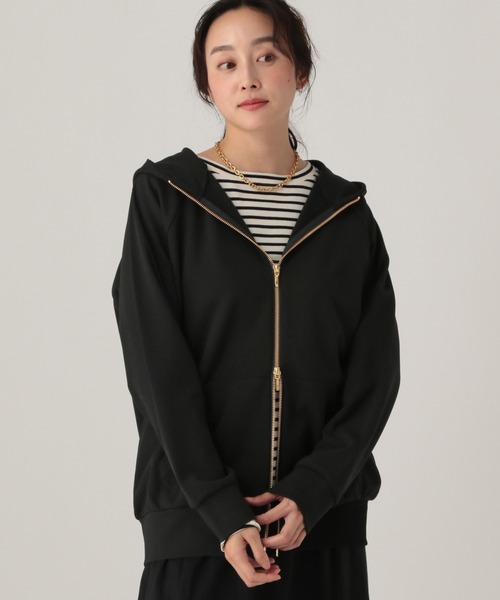 Elura（エルーラ）の「サマ見えあったかパーカー/633097（パーカー・レディース・ホワイト/ブラウン/ブラック・FREE）」の2枚目の写真