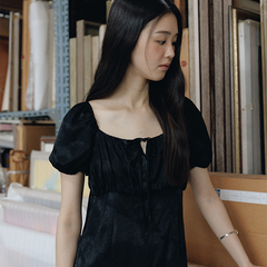 hem sheer pleated dress / ヘムシアープリーツドレス（ワンピース