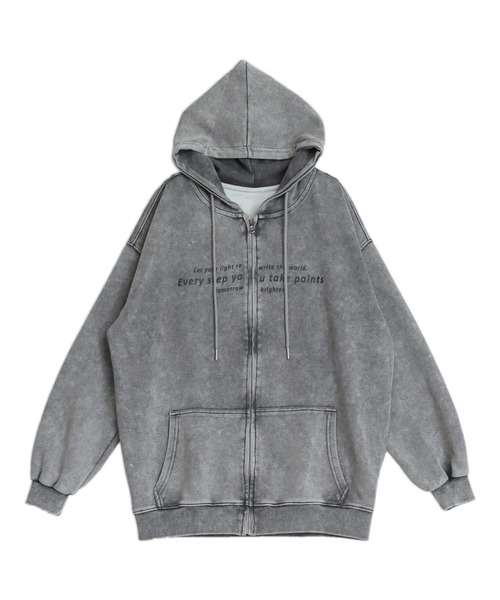 那須ファームビレッジ　紗栄子　さん　刺繍パーカー　グレー 那須ファームビレッジ 紗栄子 さん 刺繍パーカー グレー 紗栄子 那須