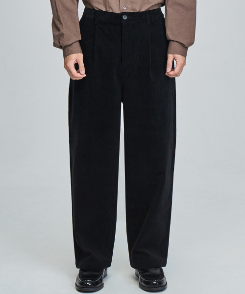 PRAIRIE GINZA（プレリーギンザ）の「コーデュロイワイドスラックス (ブラック)（スラックス・メンズ・その他・SMALL/MEDIUM/LARGE）」の2枚目の写真
