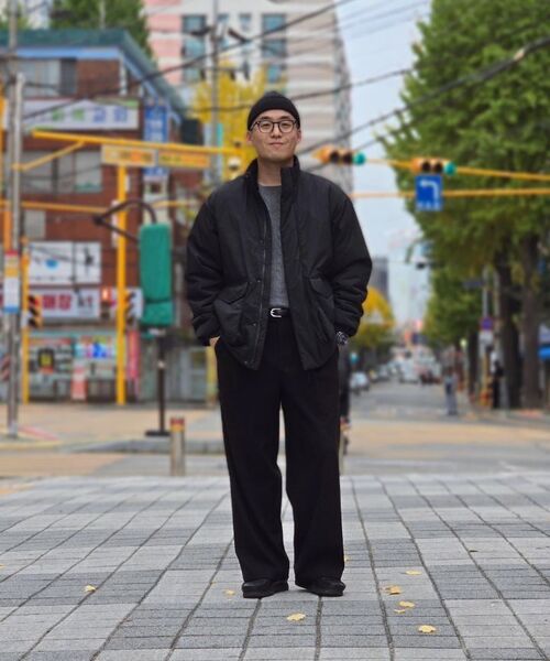 PRAIRIE GINZA（プレリーギンザ）の「コーデュロイワイドスラックス (ブラック)（スラックス・メンズ・その他・SMALL/MEDIUM/LARGE）」の7枚目の写真