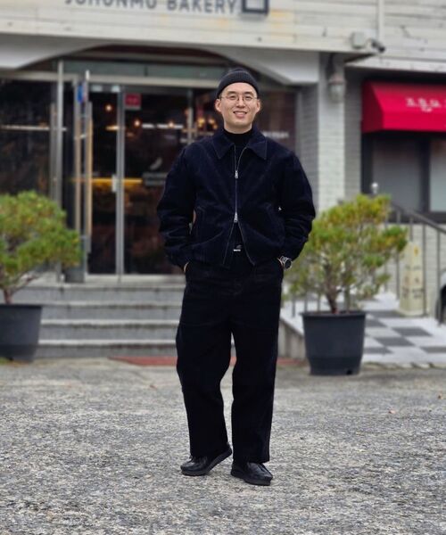 PRAIRIE GINZA（プレリーギンザ）の「コーデュロイワイドスラックス (ブラック)（スラックス・メンズ・その他・SMALL/MEDIUM/LARGE）」の9枚目の写真
