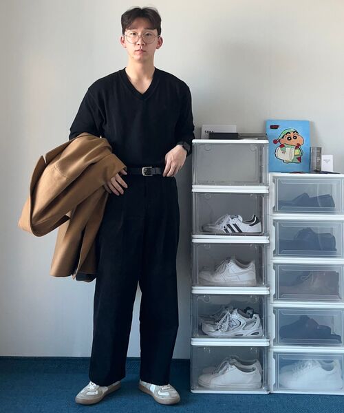 PRAIRIE GINZA（プレリーギンザ）の「コーデュロイワイドスラックス (ブラック)（スラックス・メンズ・その他・SMALL/MEDIUM/LARGE）」の12枚目の写真