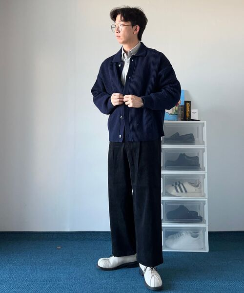 PRAIRIE GINZA（プレリーギンザ）の「コーデュロイワイドスラックス (ブラック)（スラックス・メンズ・その他・SMALL/MEDIUM/LARGE）」の14枚目の写真
