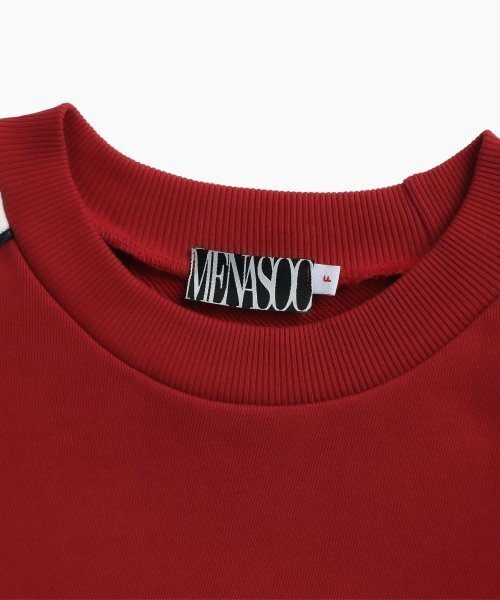 MENASOO（ミナス）の「CIRCLE LETTERING REGLAN SWEATSHIRT_RED（スウェット・レディース・その他・FREE）」の7枚目の写真