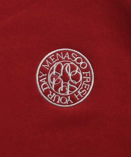 MENASOO（ミナス）の「CIRCLE LETTERING REGLAN SWEATSHIRT_RED（スウェット・レディース・その他・FREE）」の9枚目の写真