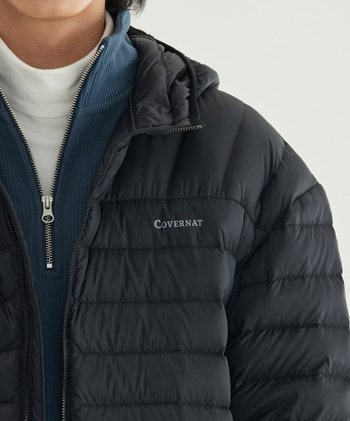 COVERNAT(カバーナット)の「COVERLIGHT PACKABLE HOODIE DOWN(ダウンジャケット/コート・メンズ・ダークブルー/ベージュ系その他/ブラック・X-LARGE/LARGE/MEDIUM/SMALL/XX-LARGE/X-SMALL)」の10枚目の写真