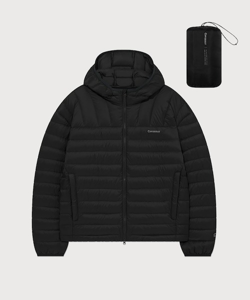 COVERNAT(カバーナット)の「COVERLIGHT PACKABLE HOODIE DOWN(ダウンジャケット/コート・メンズ・ダークブルー/ベージュ系その他/ブラック・X-LARGE/LARGE/MEDIUM/SMALL/XX-LARGE/X-SMALL)」の20枚目の写真