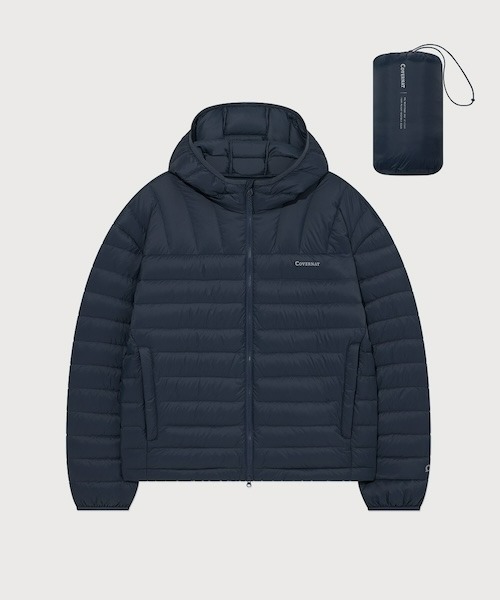 COVERNAT(カバーナット)の「COVERLIGHT PACKABLE HOODIE DOWN(ダウンジャケット/コート・メンズ・ダークブルー/ベージュ系その他/ブラック・X-LARGE/LARGE/MEDIUM/SMALL/XX-LARGE/X-SMALL)」の22枚目の写真