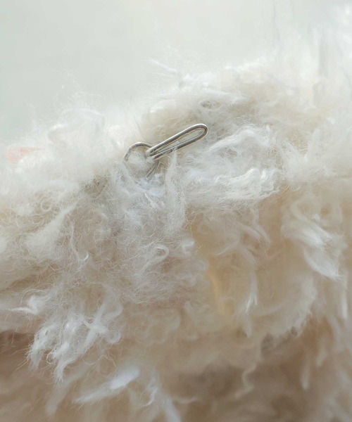 Bulue.】チベットラムフェイクファーブルゾン（その他アウター