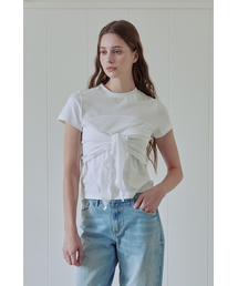 BUTTERFLY KNOTTED HALF-TOP (IVORY)