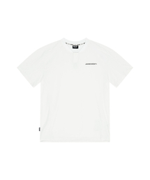 JAMIE WEST（ジェイミーウエスト）の「JWロゴパフォーマンスヘンリーネックカラチシャツ（ホワイト）（Tシャツ/カットソー）」