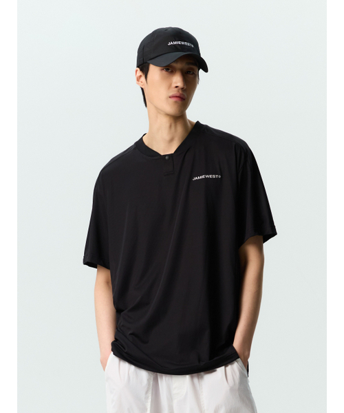 JAMIE WEST(ジェイミーウエスト)の「JWロゴパフォーマンスヘンリーネックカラチシャツ(ホワイト)(Tシャツ/カットソー・レディース・その他・MEDIUM/LARGE/X-LARGE)」の10枚目の写真