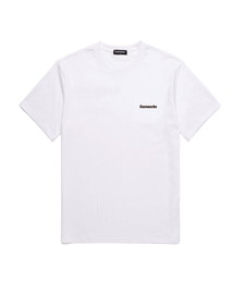 アセンティックスモールロゴ半袖Tシャツ (VS0023) ホワイト_ブラック