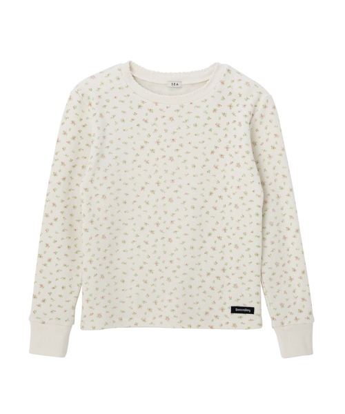 SEA（シー）の「フローラル サーマル L/S TEE（Tシャツ/カットソー・レディース・ホワイト/グレー・ONE SIZE）」の16枚目の写真