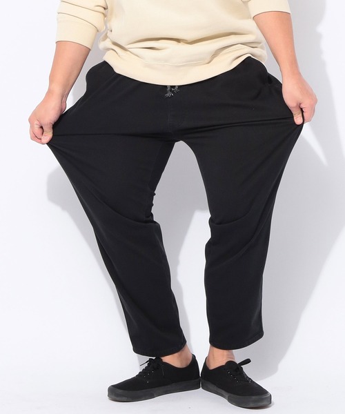 PIMLICO(ピムリコ)の「PIMLICO (ピムリコ) インディゴ染め ウエストゴム ニットデニムパンツ(デニムパンツ・メンズ・ダークグレー/ネイビー/ブルー/ブラック・X1(3L~4L)/X2(4L~5L)/X3(6L~7L)/X5(9L~10L)/X4(8L~9L))」の13枚目の写真