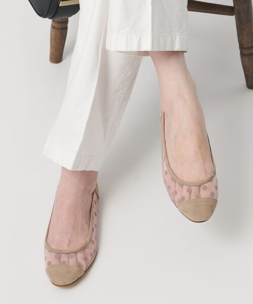 UNITED ARROWS（ユナイテッドアローズ）の「ドット バレエシューズ（バレエシューズ・レディース・ブラック/ベージュ・35/35h/36/36h/37/37h/38）」の10枚目の写真