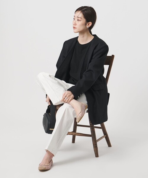 UNITED ARROWS（ユナイテッドアローズ）の「ドット バレエシューズ（バレエシューズ・レディース・ブラック/ベージュ・35/35h/36/36h/37/37h/38）」の8枚目の写真