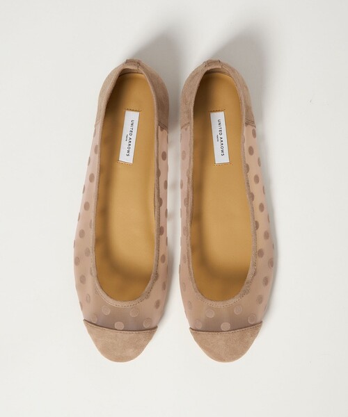 UNITED ARROWS（ユナイテッドアローズ）の「ドット バレエシューズ（バレエシューズ・レディース・ブラック/ベージュ・35/35h/36/36h/37/37h/38）」の7枚目の写真