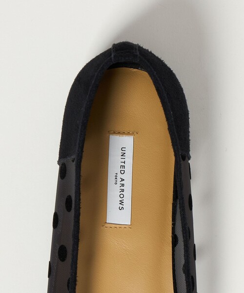 UNITED ARROWS（ユナイテッドアローズ）の「ドット バレエシューズ（バレエシューズ・レディース・ブラック/ベージュ・35/35h/36/36h/37/37h/38）」の16枚目の写真
