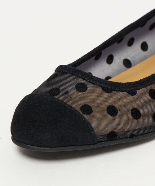 UNITED ARROWS（ユナイテッドアローズ）の「ドット バレエシューズ（バレエシューズ・レディース・ブラック/ベージュ・35/35h/36/36h/37/37h/38）」の15枚目の写真