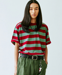 KND（ケイエヌディ）の「VTG BOON ストライプTシャツ（Tシャツ/カットソー）」