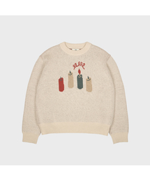 (w) candle jacquard knit (2colors)