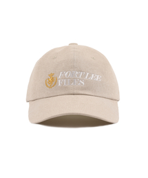 FORTLEEFILES（フォートリーファイルズ）の「FLF ティルトロゴボールキャップ（ウォームベージュ）（キャップ）」