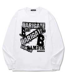 BARIGATE（バリゲート）の「CRACK B # ロングスリーブ (BLS028) ホワイト（Tシャツ/カットソー）」