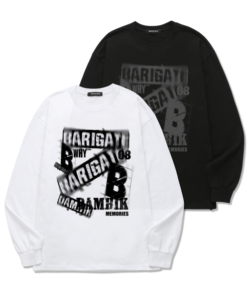 BARIGATE(バリゲート)の「CRACK B # ロングスリーブ (BLS028) ホワイト(Tシャツ/カットソー・レディース・その他・SMALL/MEDIUM/X-LARGE/XX-LARGE/LARGE)」の3枚目の写真