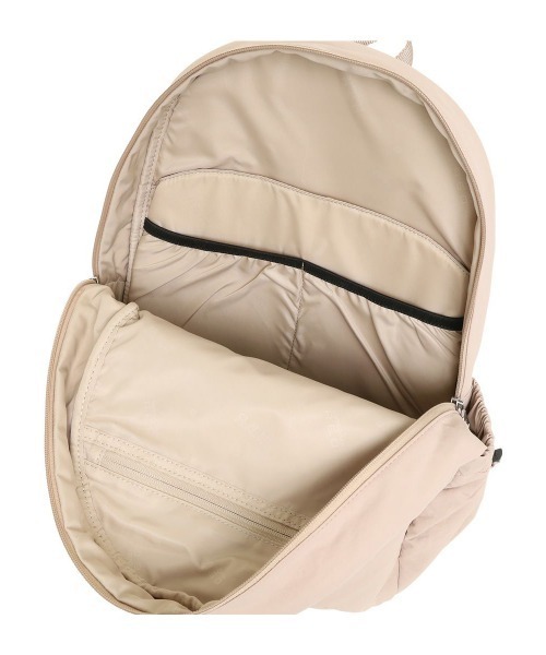 Samsonite Red（サムソナイトレッド）の「【SAMSONITE RED/サムソナイトレッド】 SAC'S BAR別注 PUFFY OVERNIGHTER ROUND BACKPACK（バックパック/リュック・レディース・ブラック/グレイッシュベージュ・FREE）」の7枚目の写真