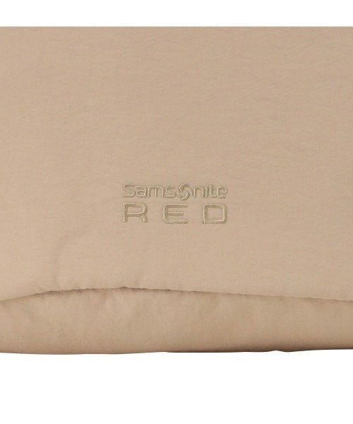 Samsonite Red（サムソナイトレッド）の「【SAMSONITE RED/サムソナイトレッド】 SAC'S BAR別注 PUFFY OVERNIGHTER ROUND BACKPACK（バックパック/リュック・レディース・ブラック/グレイッシュベージュ・FREE）」の15枚目の写真