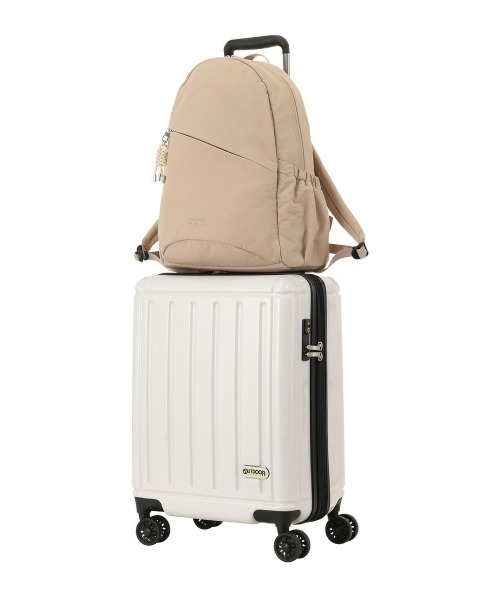 Samsonite Red（サムソナイトレッド）の「【SAMSONITE RED/サムソナイトレッド】 SAC'S BAR別注 PUFFY OVERNIGHTER ROUND BACKPACK（バックパック/リュック・レディース・ブラック/グレイッシュベージュ・FREE）」の16枚目の写真