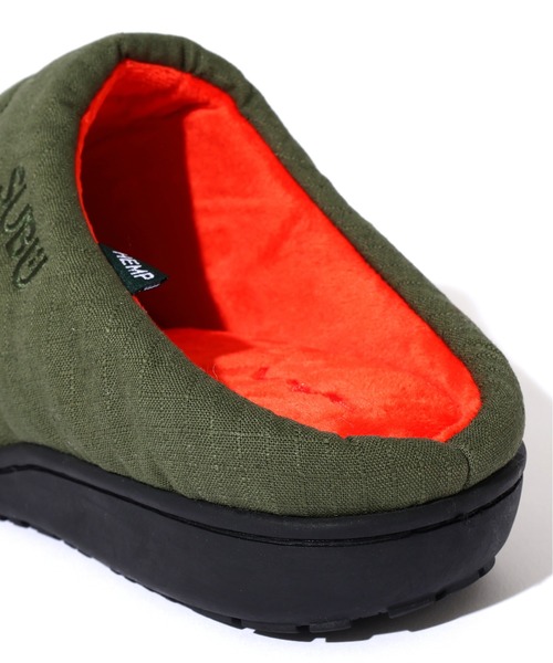 SUBU(スブ)の「MANASTASH/マナスタッシュ/SUBU x MANASTASH HEMP RIPSTOP SANDAL(サンダル・メンズ・ブラック/ナチュラル/オリーブ・0/1/2/3)」の9枚目の写真