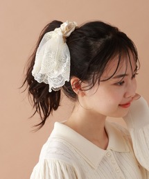 tiny tiny（ティニーティニー）の「レースフレアシュシュ[tiny tiny(ティニーティニー)]（シュシュ）」