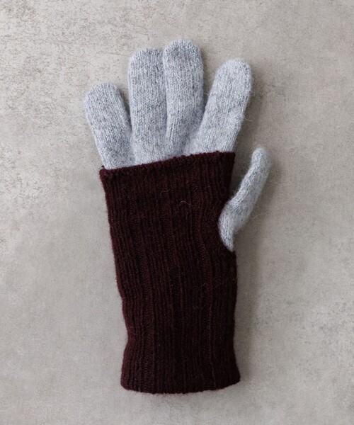 collex(コレックス)の「メリノウール アルパカ 2WAY グローブ 手袋(手袋・レディース・オフホワイト/ライトブルー/イエロー・フリー)」の15枚目の写真